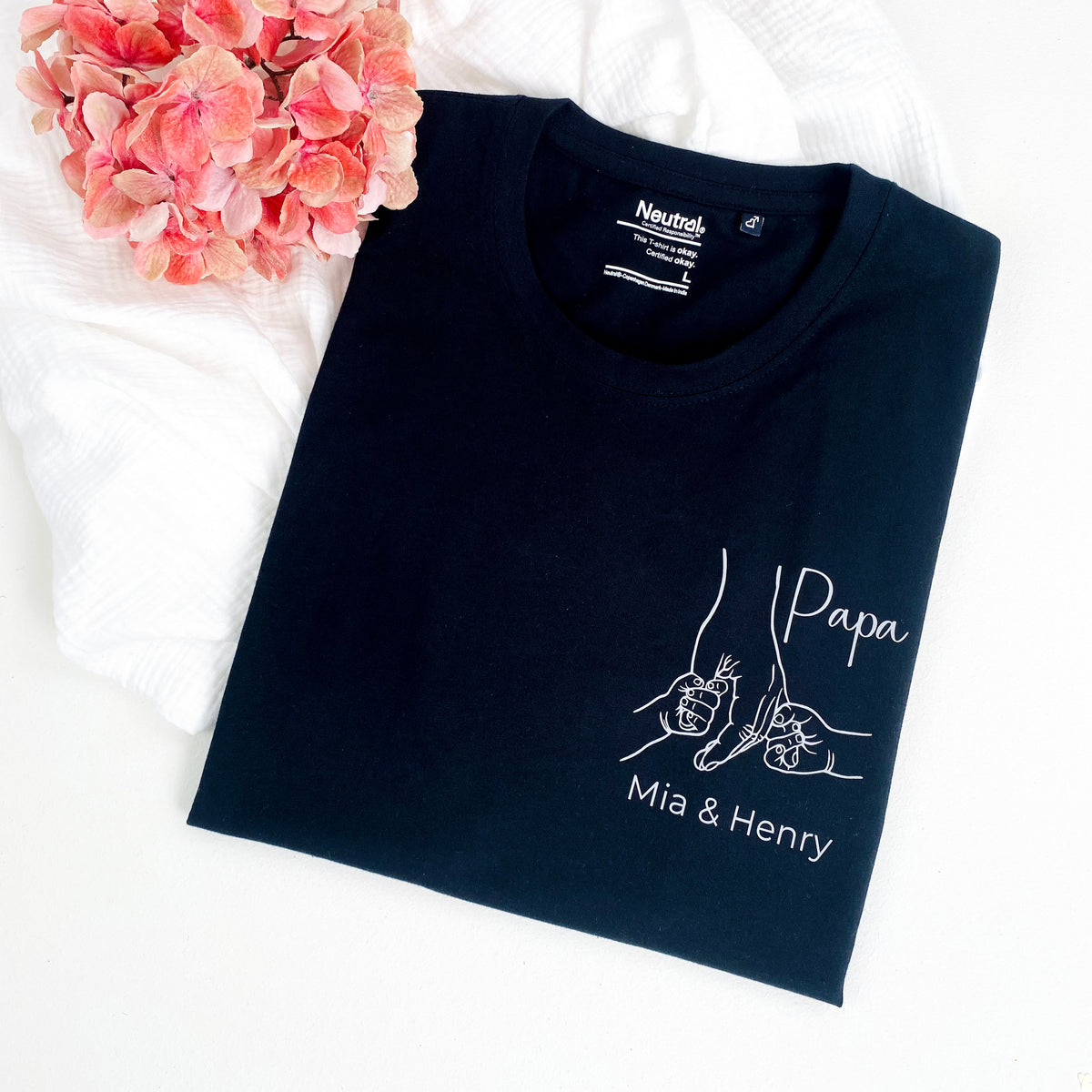 Papa Shirt Hände