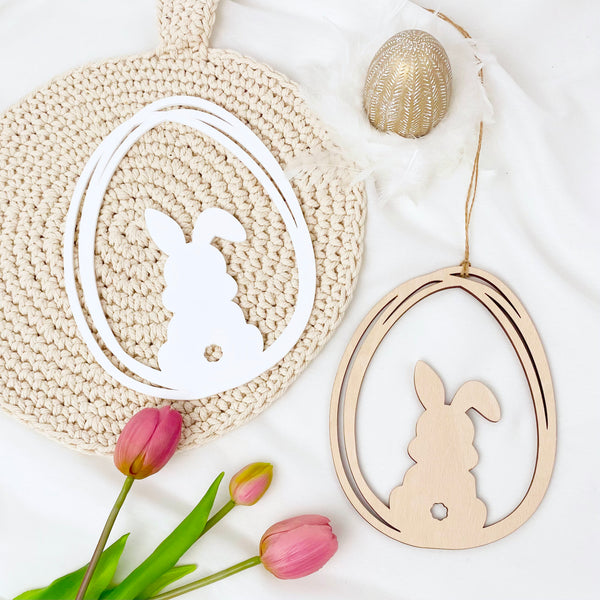 Osterdeko Kranz Hase