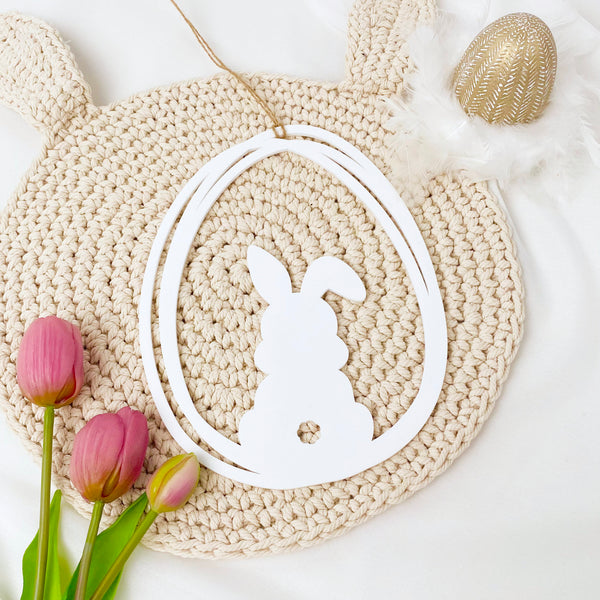 Osterdeko Kranz Hase