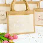 Tasche du bist einfach wundervoll Jute/Baumwolle
