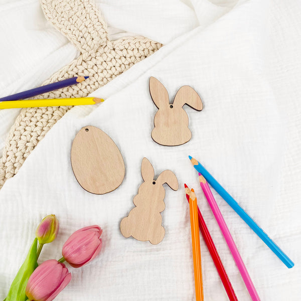 3er Set DIY Bastelanhänger Ostern