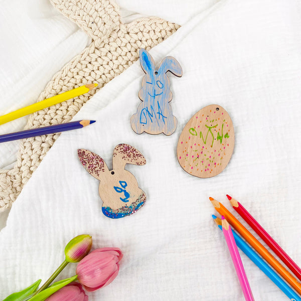 3er Set DIY Bastelanhänger Ostern
