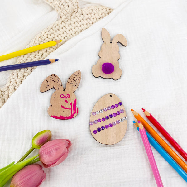 3er Set DIY Bastelanhänger Ostern