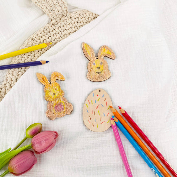 3er Set DIY Bastelanhänger Ostern