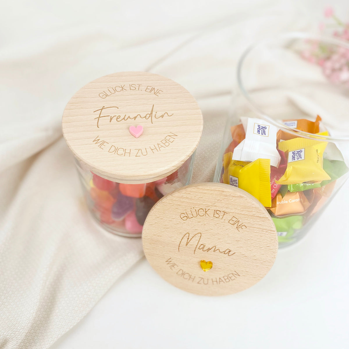Geschenkglas Glück ist