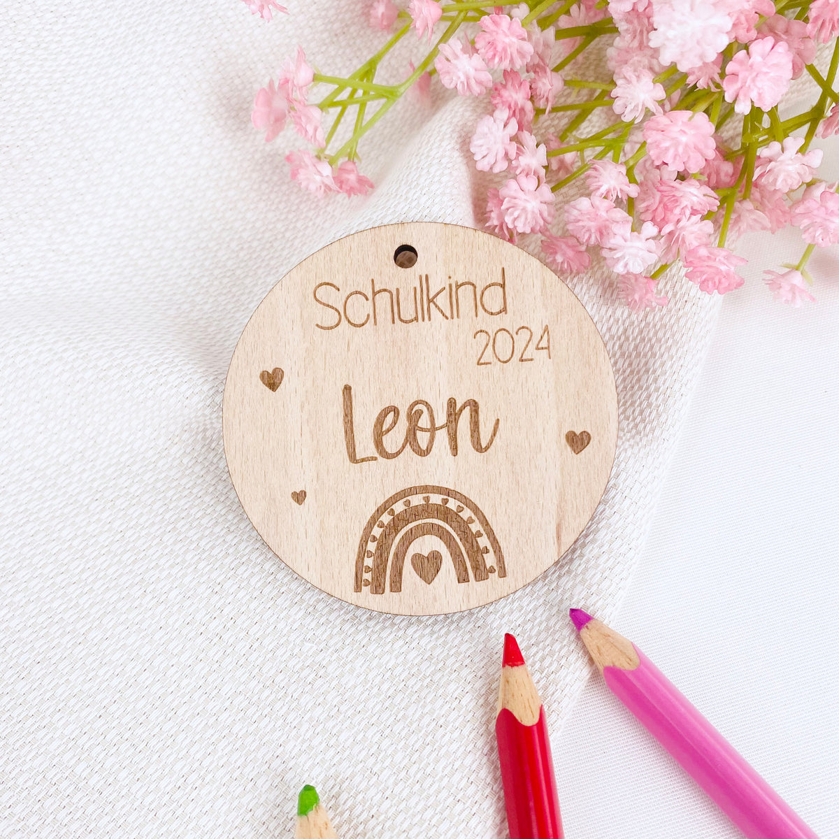 Anhänger Schultüte mit Motiv