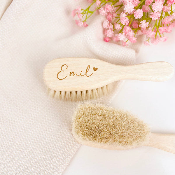Babyhaarbürste mit Namen