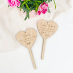 Blumenstecker Danke dass du mir beim Wachsen geholfen hast