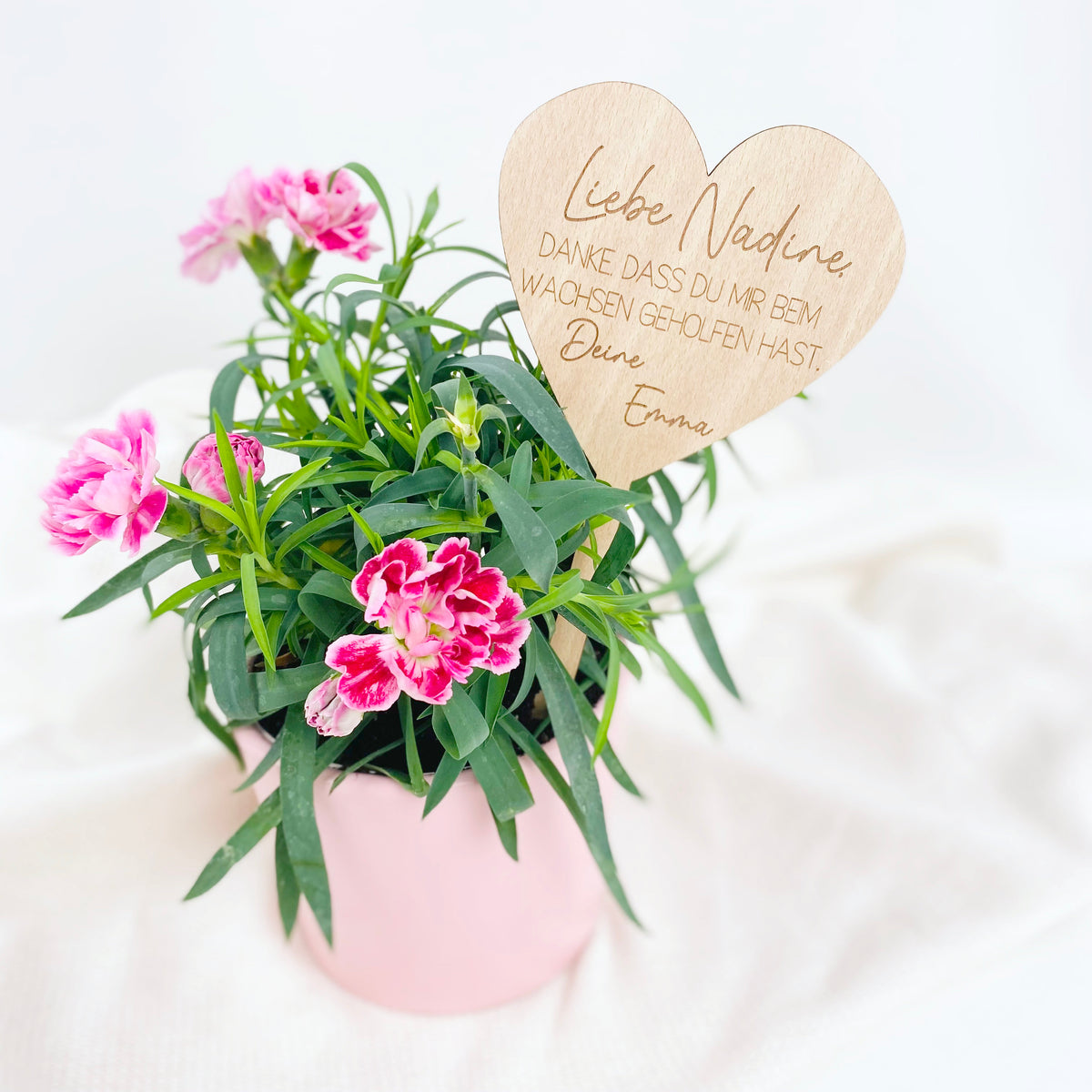 Blumenstecker Danke dass du mir beim Wachsen geholfen hast