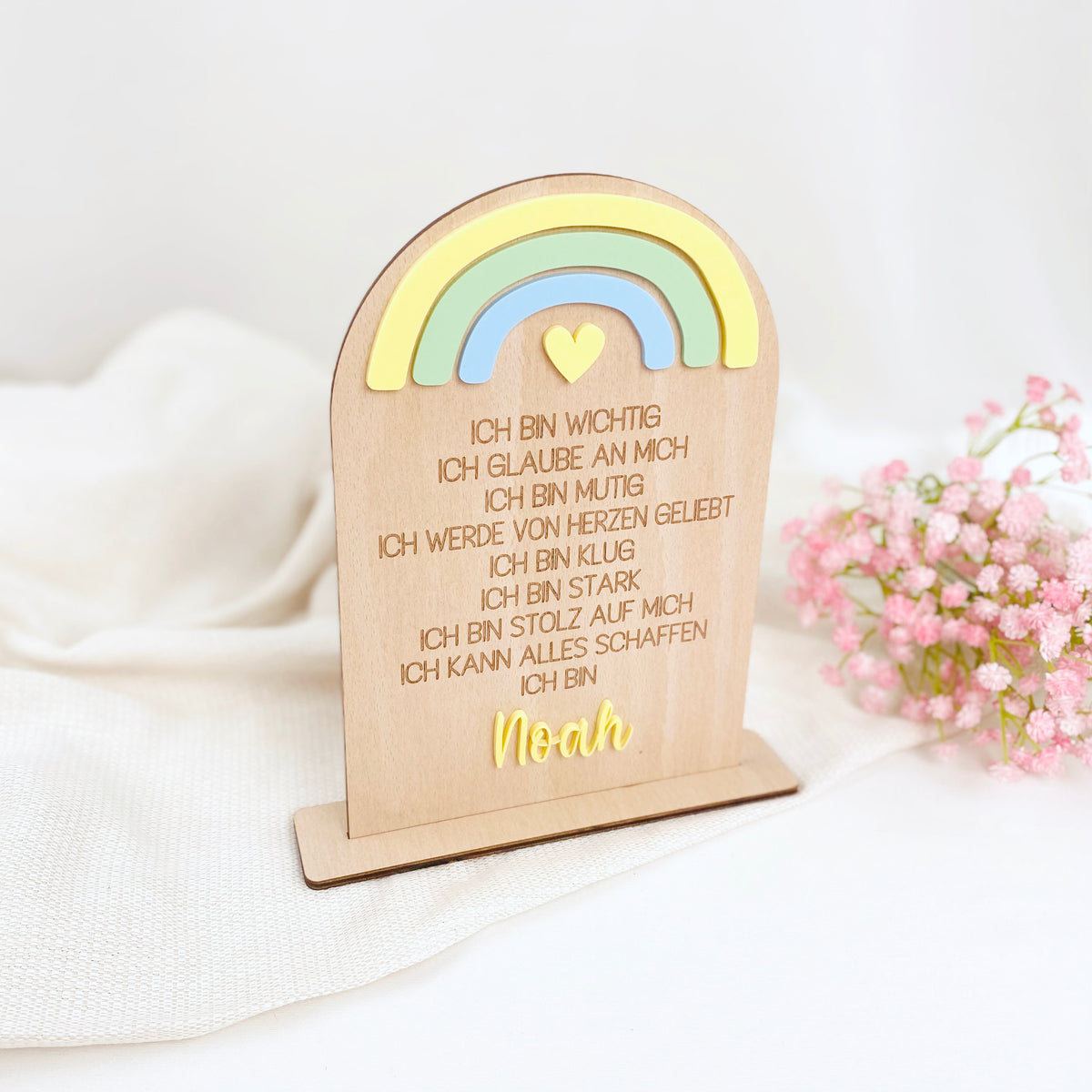Affirmationstafel für Kinder