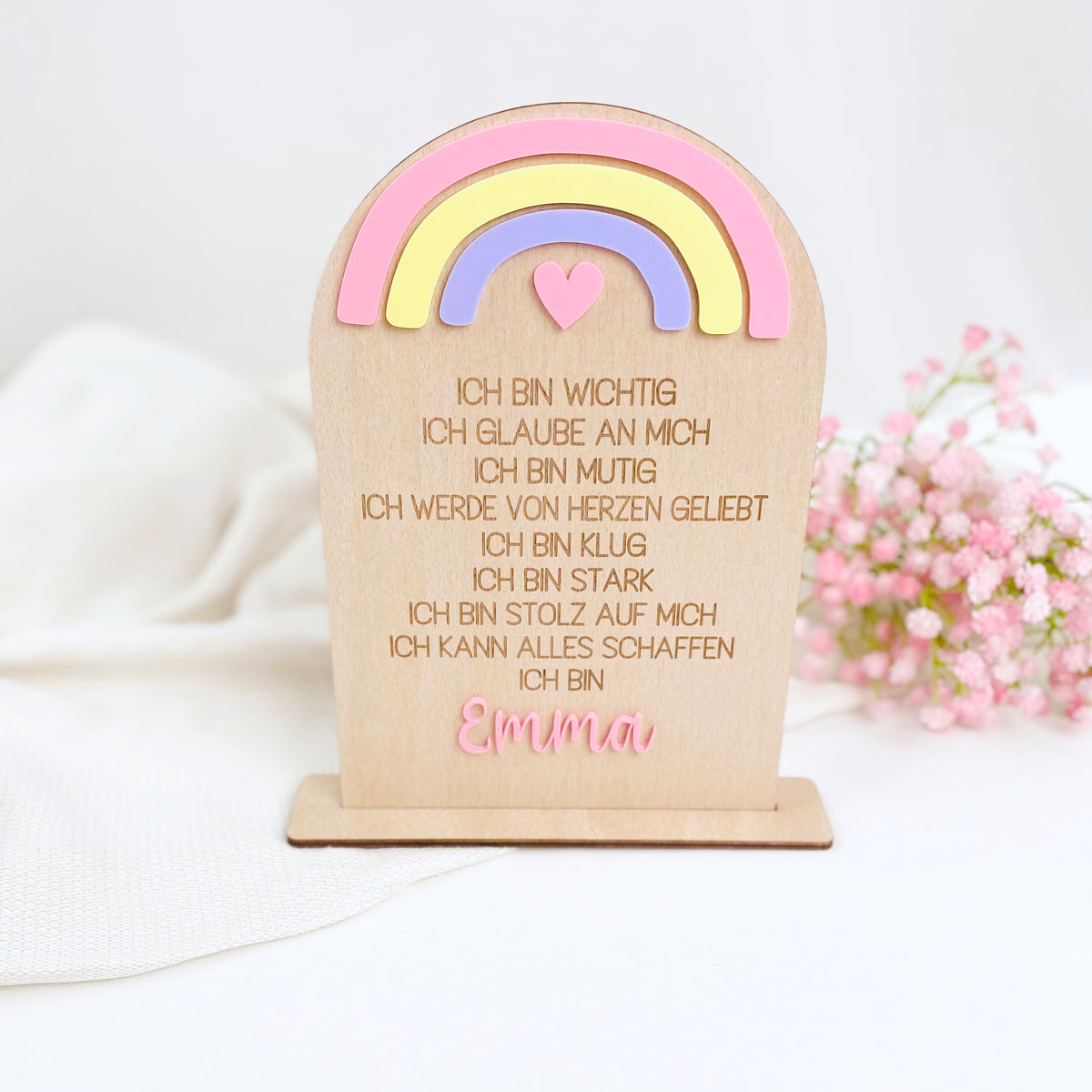 Affirmationstafel für Kinder