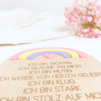 Affirmationstafel für Kinder