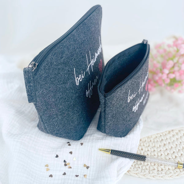 Kosmetiktasche Heimweh Geschenk Reise Abschiedsgeschenk