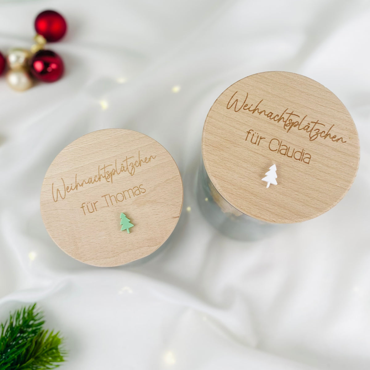 Geschenkglas Weihnachtsplätzchen für