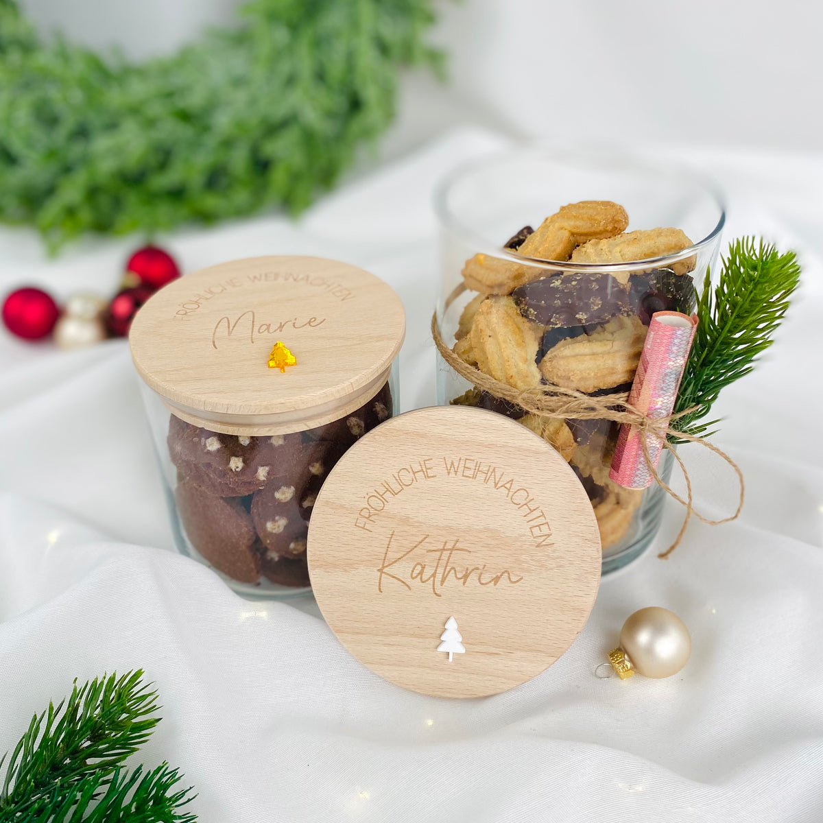 Geschenkglas Fröhliche Weihnachten