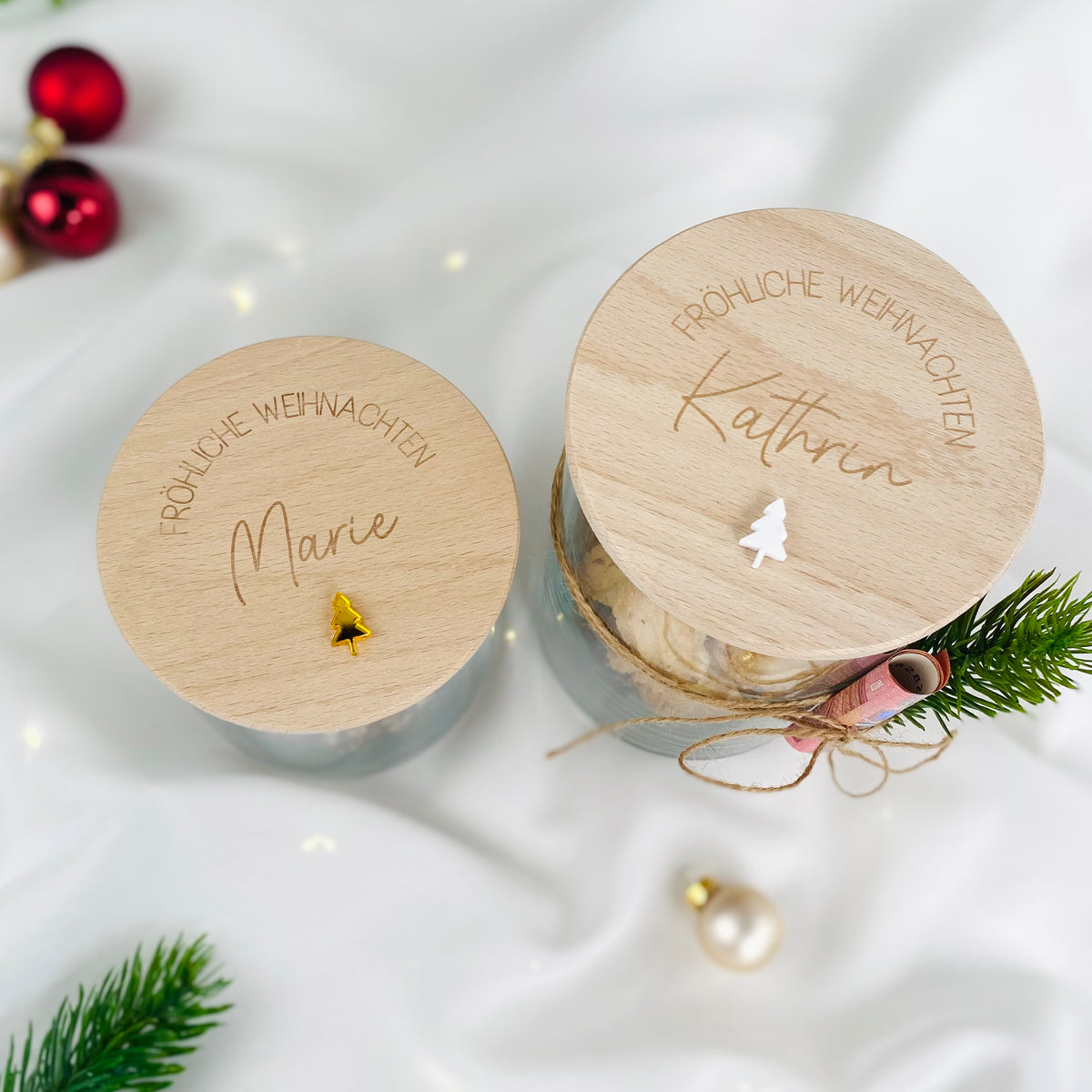 Geschenkglas Fröhliche Weihnachten