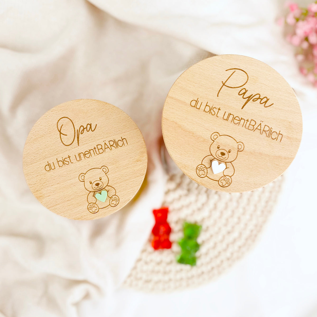 Geschenkglas du bist unentbärlich