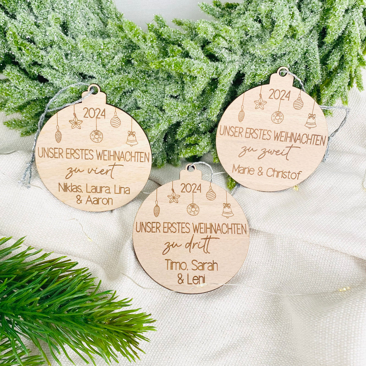 Anhänger Unser erstes Weihnachten zu ...