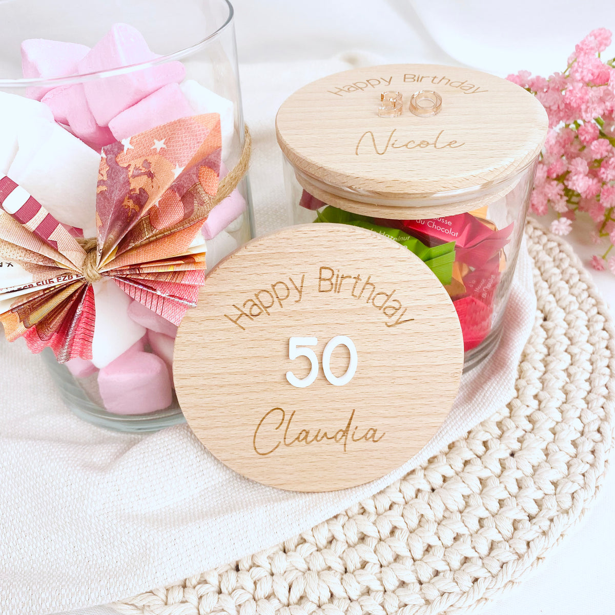 Geschenkglas Geburtstag Happy Birthday
