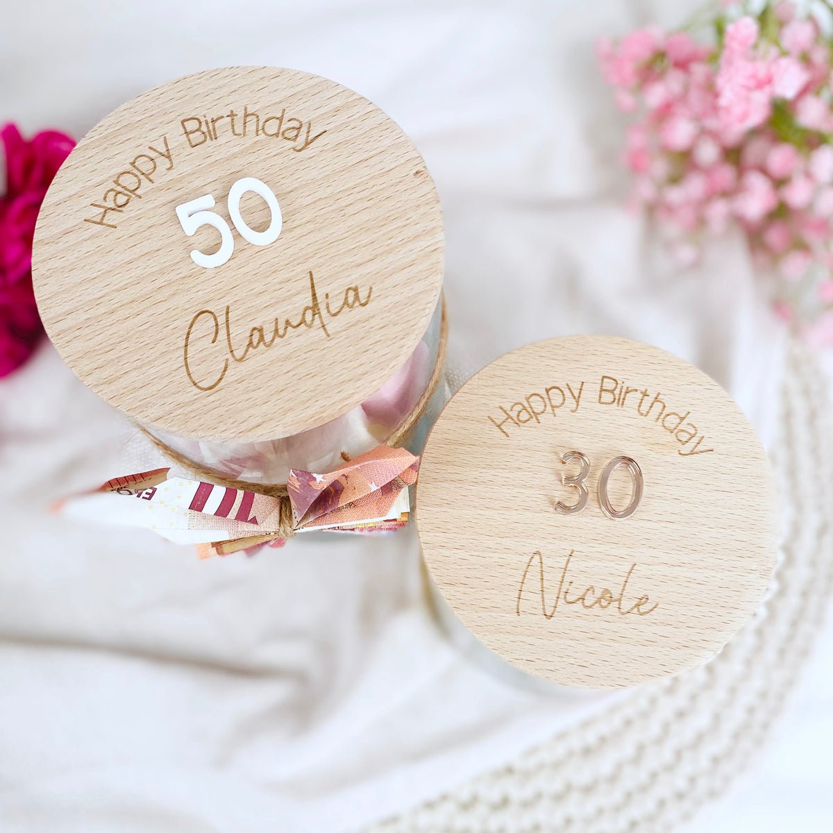 Geschenkglas Geburtstag Happy Birthday