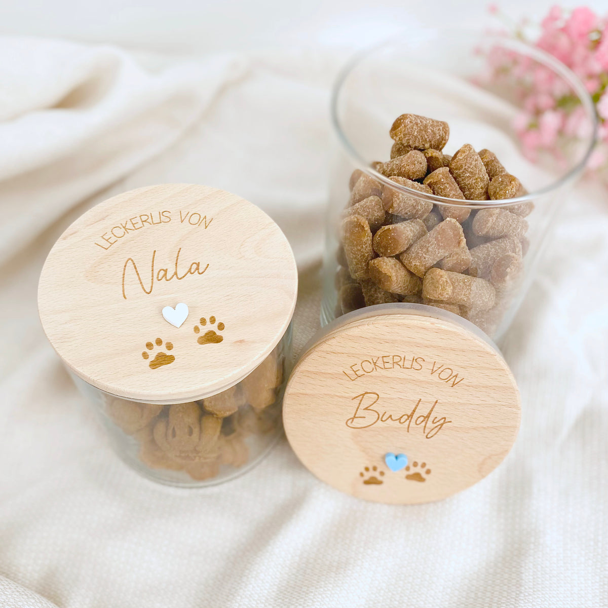 Geschenkglas Leckerli Dose