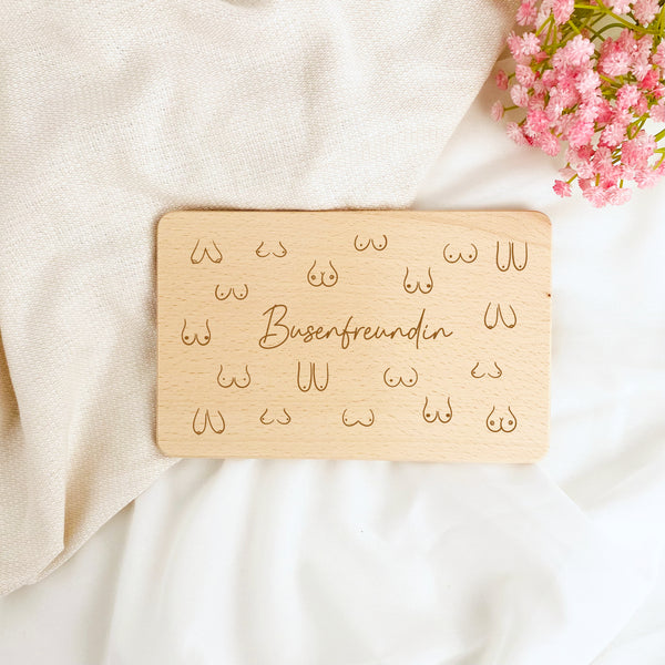 Frühstücksbrettchen Busenfreundin