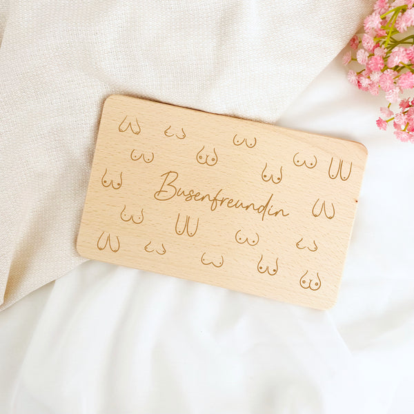 Frühstücksbrettchen Busenfreundin