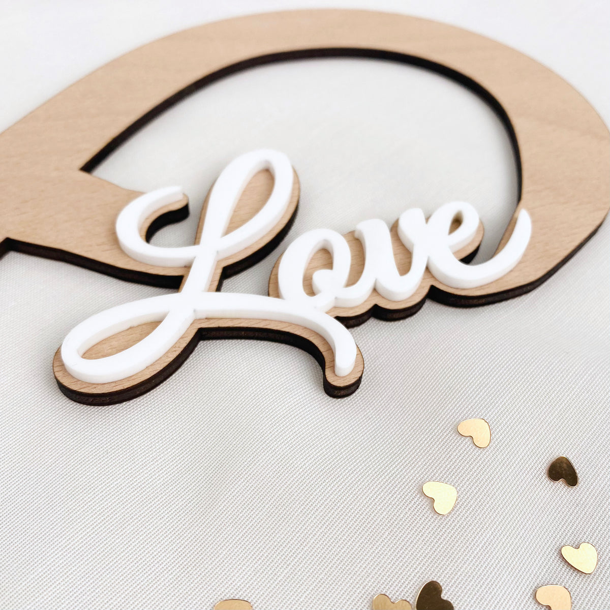 personalisiertes Holzschild Hochzeit