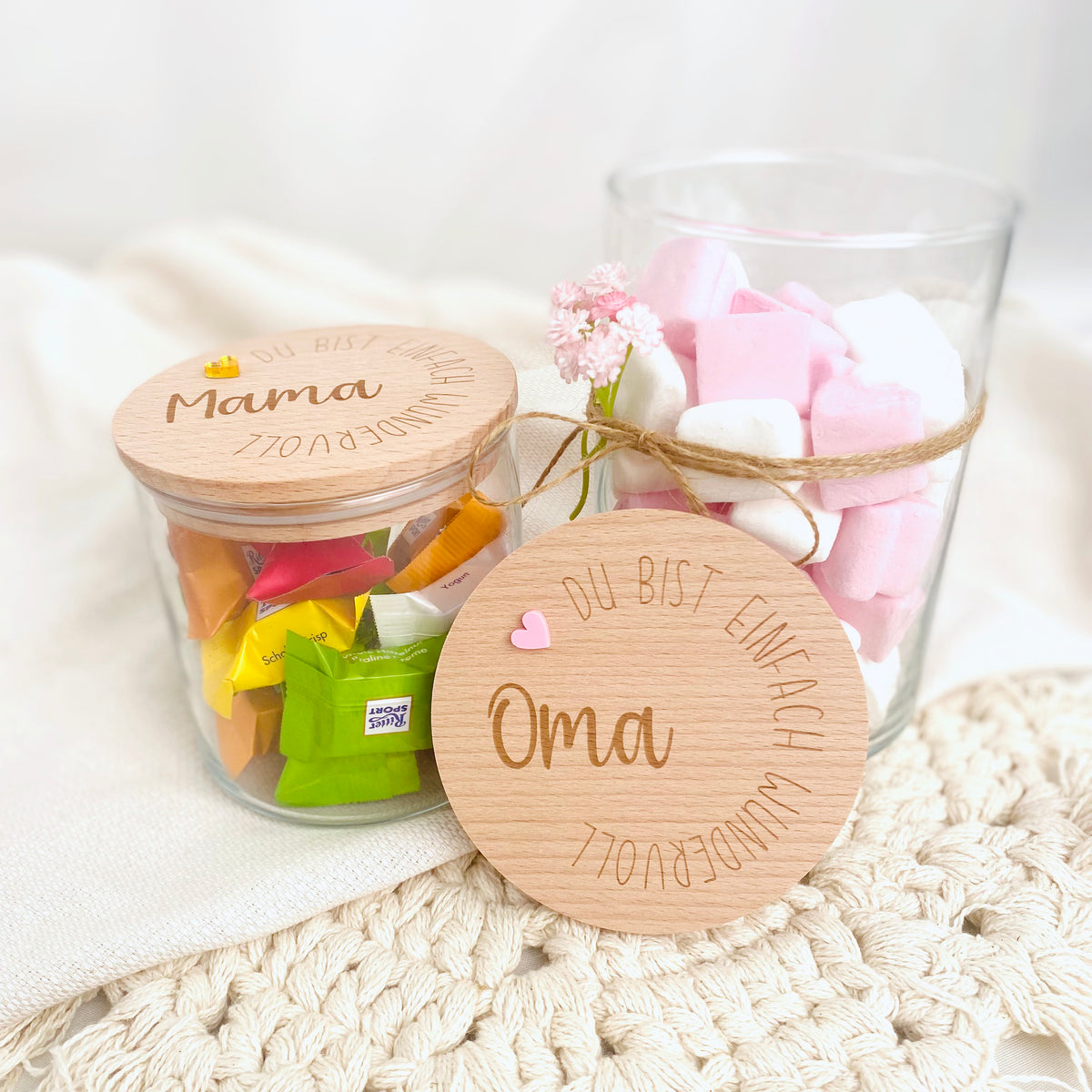 Geschenkglas du bist wundervoll