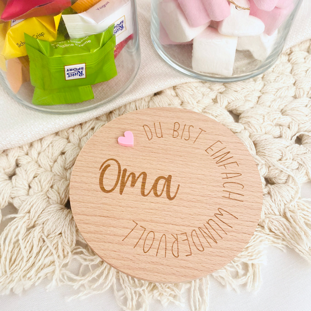 Geschenkglas du bist wundervoll