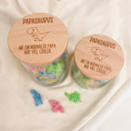 Geschenkglas Papasaurus