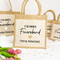 Tasche Für immer Feierabend Jute/Baumwolle