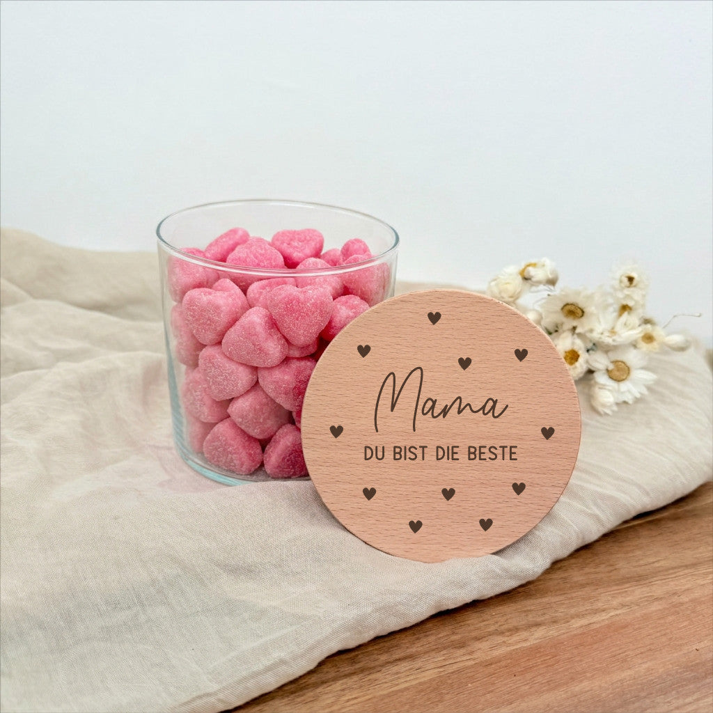 Geschenkglas Du bist der/die Beste