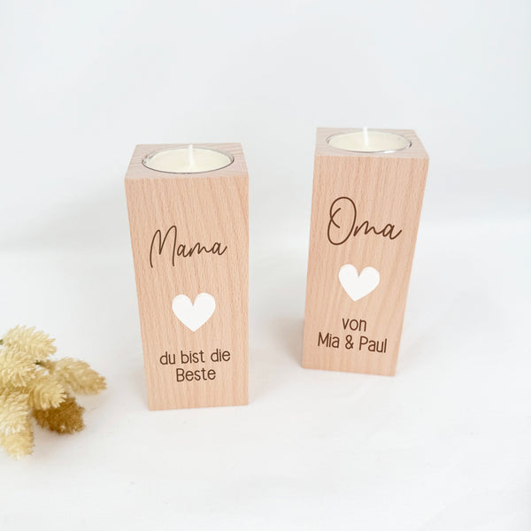 Teelichthalter Muttertag