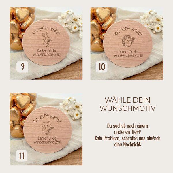 Vorratsglas ich fliege weiter