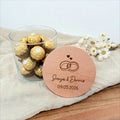 Geschenkglas Ringe