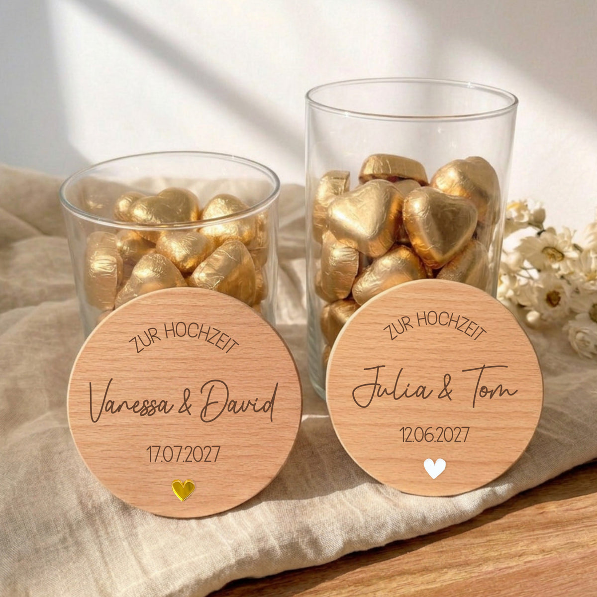 Geschenkglas Zur Hochzeit