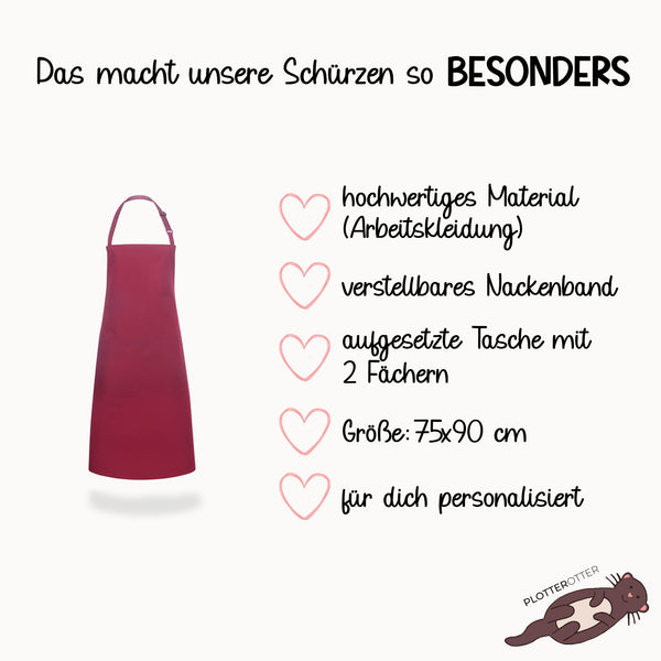 Schürze wichtigste Zutat liebe