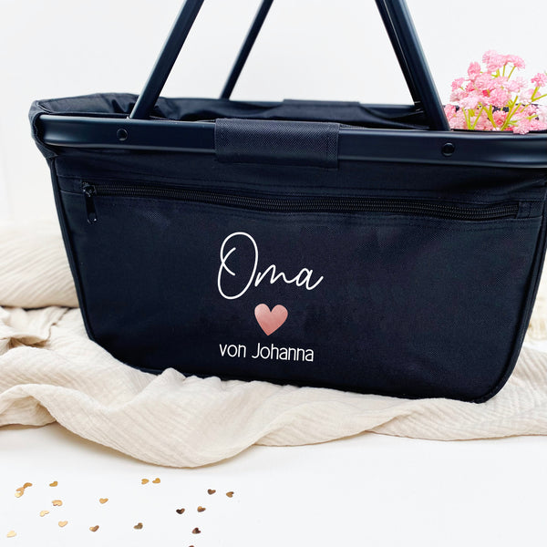 Einkaufskorb Oma Enkel