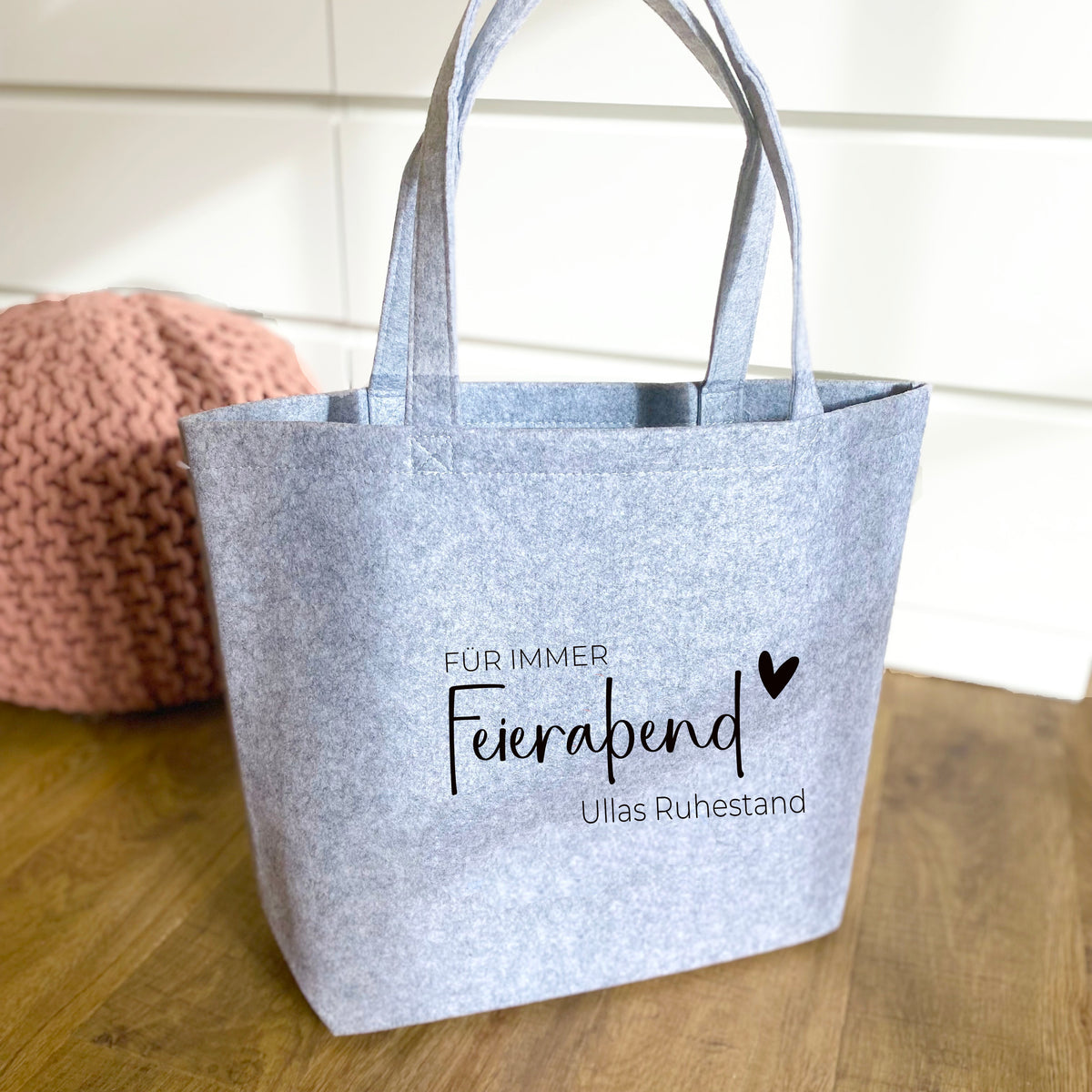 Filzshopper Für immer Feierabend