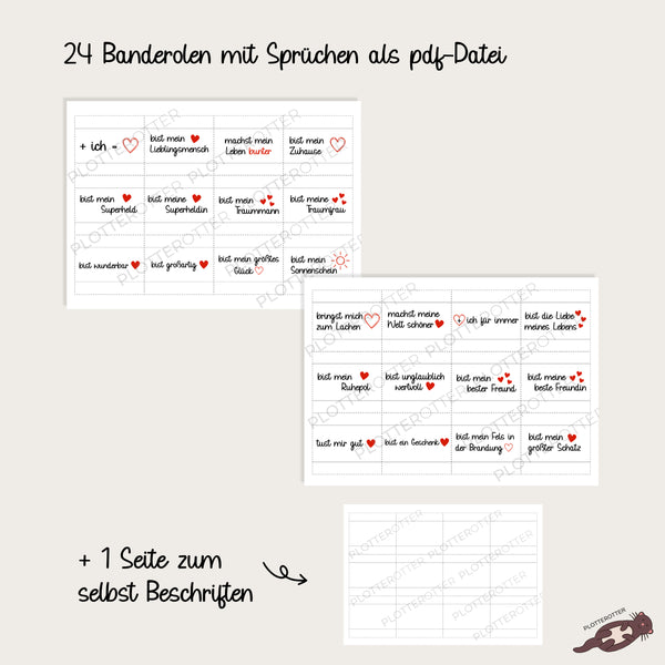 Duplo Banderole - Liebe