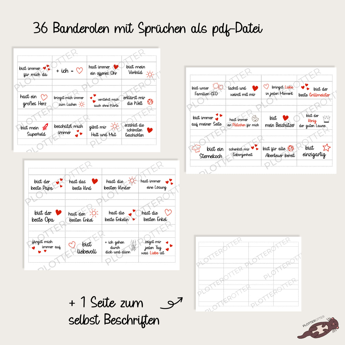 Duplo Banderole Vatertag