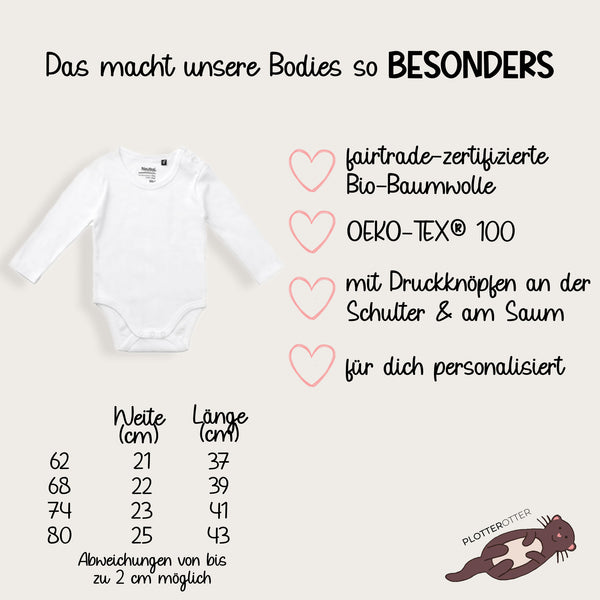 Baby Body Weihnachten personalisiert