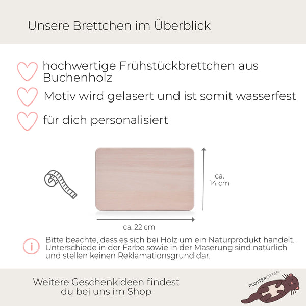 Frühstücksbrettchen Camping