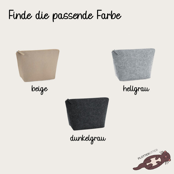 Kosmetiktasche Heimweh Geschenk Reise Abschiedsgeschenk