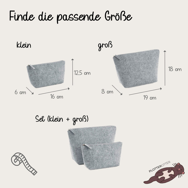 Kosmetiktasche Heimweh Geschenk Reise Abschiedsgeschenk