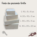 personalisierte Erinnerungsbox Hochzeit - Blumenkranz