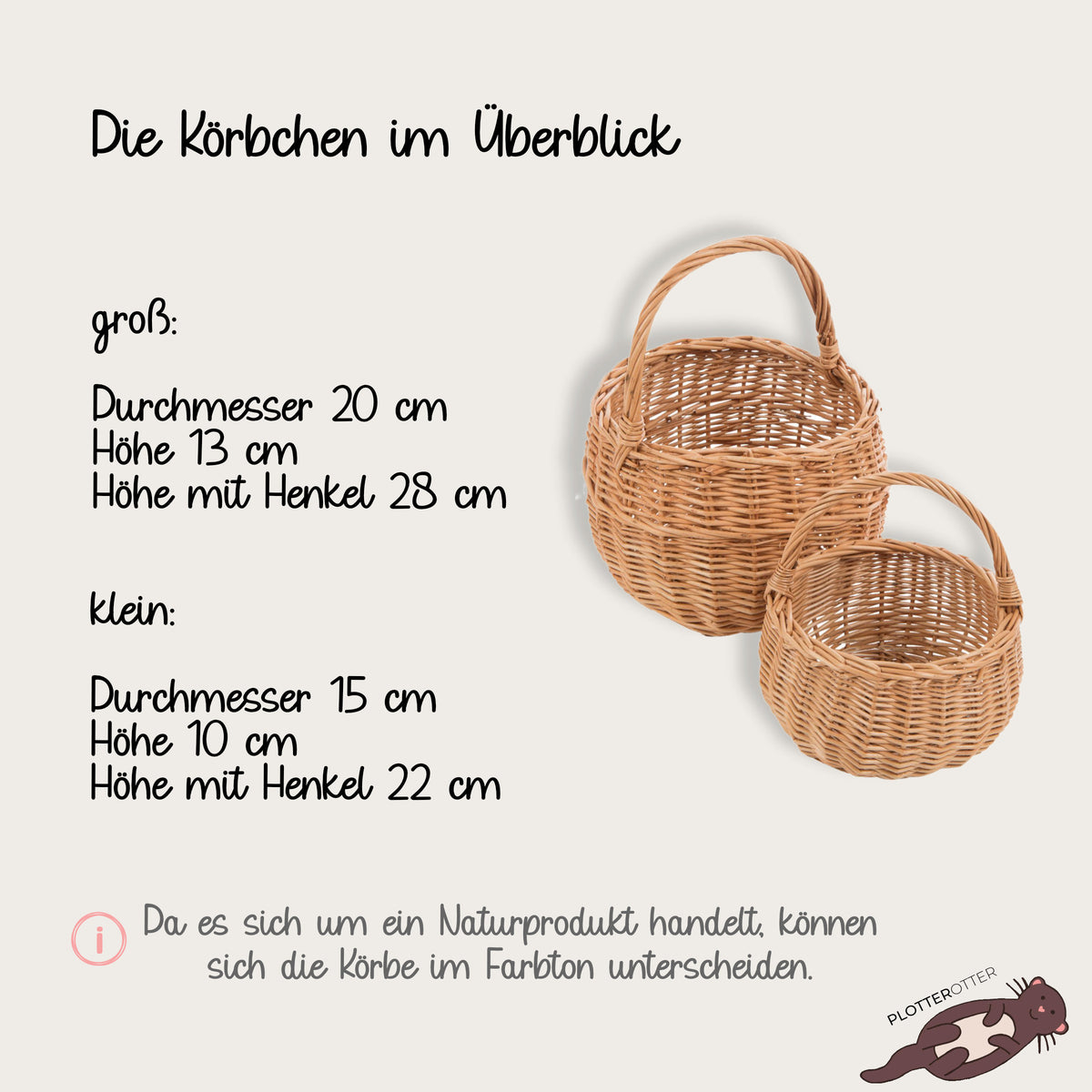 Osterkörbchen Kinder personalisiert mit Anhänger
