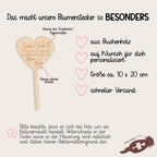 Blumenstecker Danke dass du mir beim Wachsen geholfen hast