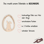 Osterdeko Kranz Hase